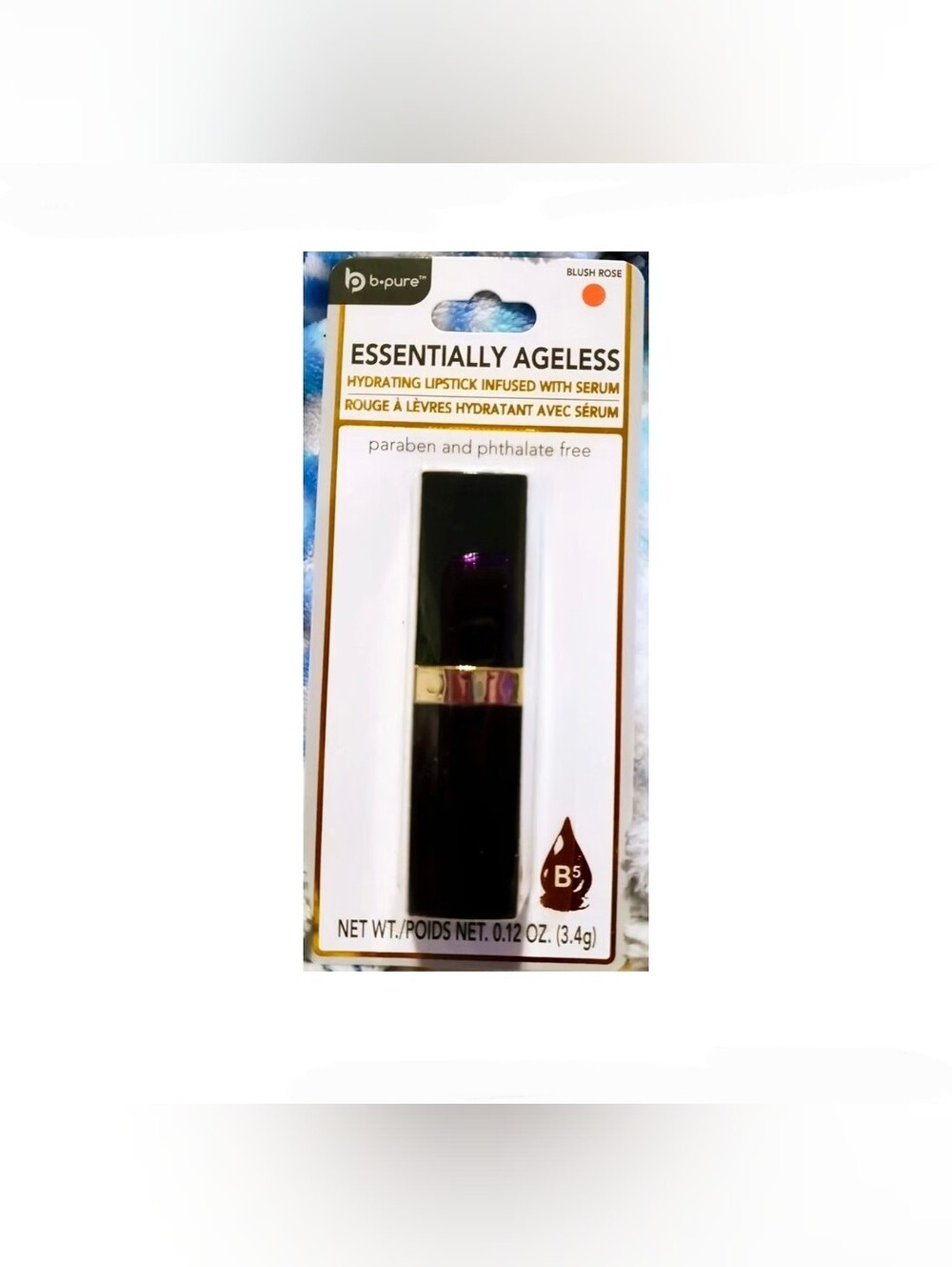 Essentially Ageless Hydrating Lipstick Infused W/ Serum — Blush Rose 0.12oz